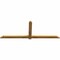 Ekena Millwork Eugene Rough Sawn Timber Gable Bracket, Western Red Cedar, 84"W x 31"H x 2"D x 4"F, 9/12 Pitch GBW084X31X0204EUG00RWR - alternate 4
